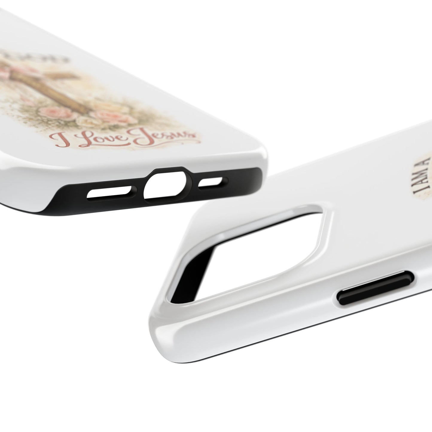 Religious Phone Case — "I Am a Child of God, I Love Jesus" Tough Protective Case